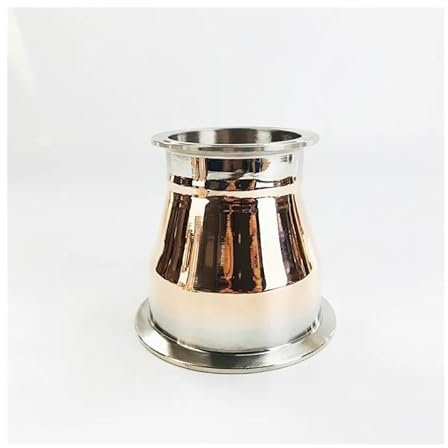 LTRAJUYNH 4(102mm) OD119 x 3(76mm) OD91,Tri Clamp Copper Reducer For,Thickness 2mm, Pipe Fitting For Homebrew