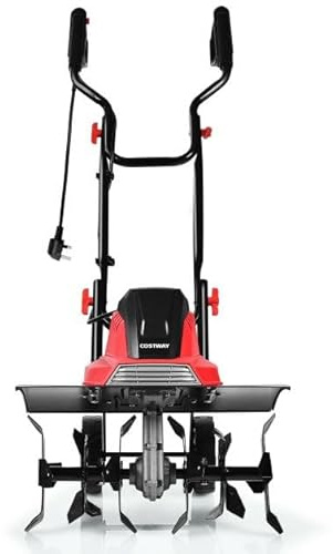 SEDOL 1500 W Corded Electric Garden Tiller – Rotatory Cultivator with Six Steel Blades, 40 cm Working Width & 20 cm Depth, Safety Switch & Wheels – Stable Soil Loosener for Allotments & Vegetable Beds