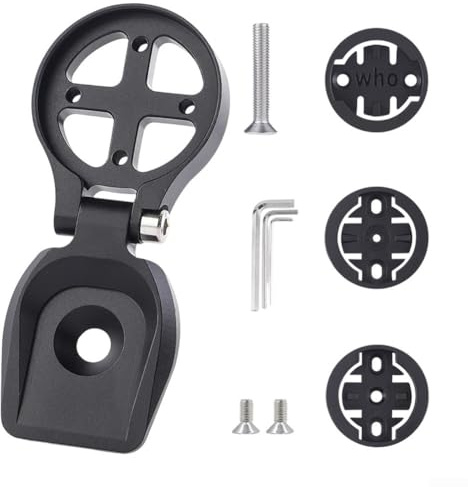 Yhenlovtt Aluminium Fahrrad für Legierung Computer Bryton Headset Halterung anpassbar für Wahoo für Blackbird für Igpsport Halterung Radfahren GPS Tacho Halterung
