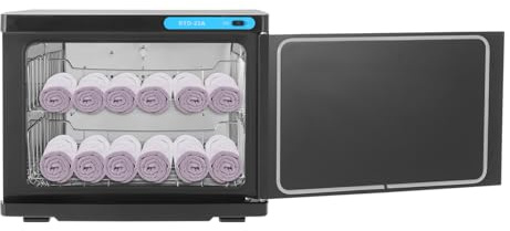 Deurqund Scaldasalviette elettrico, 23 l, scaldasalviette e sterilizzatore, scaldasalviette per bagno, hotel, SPA, facile da usare