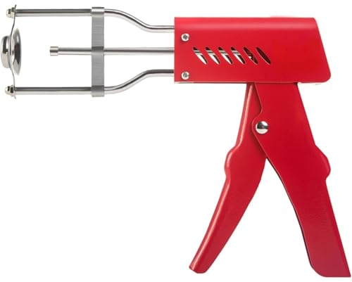 Tragbarer Kirschentkerner, Obstentkerner aus Edelstahl, Multifunktionswerkzeug for Entsteinen von Kirschen, ergonomischer Griff, leicht zu reinigen, for den Hausgebrauch