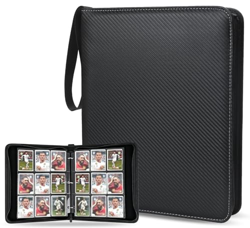 VirtuGro Álbum de tarjetas coleccionables de 990 Cartas para MTG, fútbol | álbum de recortes de 990 Cartas álbum de 9 bolsillos con 55 páginas Álbum de Cartas Coleccionables paraTCG, fotocard