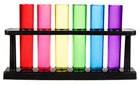 OOTB 93/2072 Kunststoff-Shooter-Röhre, Reagenzglas, Glas, 40 ml