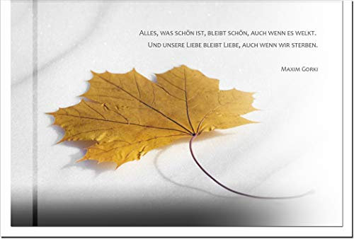 metALUm Trauerkarte ERINNERUNG | Blatt 3300047