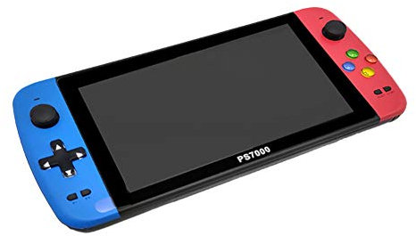 DYHQQ Console di Gioco Portatile retrò PSP 128 Bit, Schermo da 7 Pollici 3000 Giochi incorporati Console di Gioco Portatile per Bambini, miglior Regalo di Compleanno per Bambini