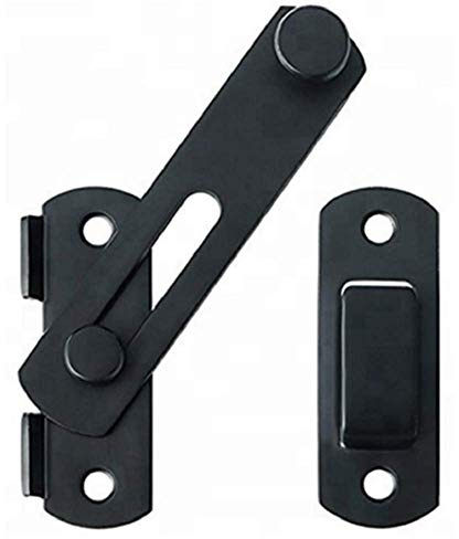 Türschlösser für Tür- und Fensterschiebetürschlösser, Flügeltürschlösser (schwarz)