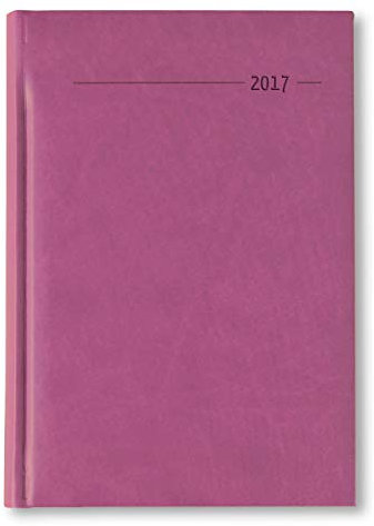 Buchkalender Tucson rosa 2023 - Büro-Kalender A5 - Cheftimer - 1 Tag 1 Seite - 352 Seiten - Tucson-Einband - Alpha Edition