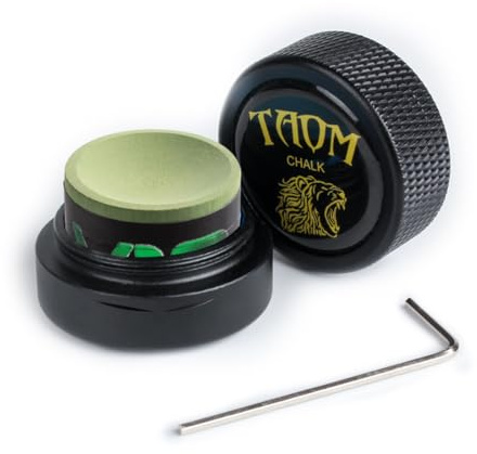 YEUEK TAOM Pool Kreidehalter Runde Form Praktisches Werkzeug Billard Zubehör Magnetische Mini Kreide Spitze Fall Container Runde Box Billard