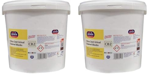 Jeyes JY34117 Sanilav Urinal Channel Blocks, Citrus, 3 kg (Pack of 2)