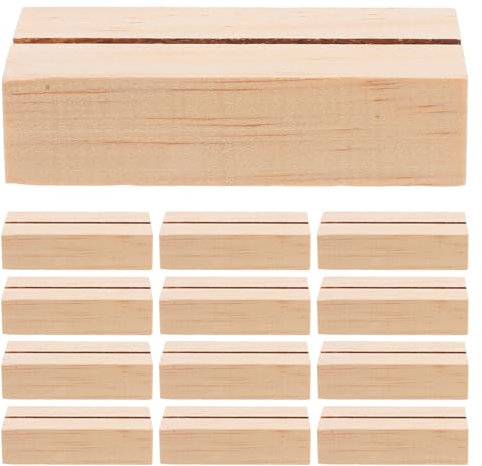iplusmile 30stücke Teiliges Holz Tischkartenhalter Minimalistische Kartenständer Für Hochzeiten Restaurants Und Events Robuste Und Vielseitige Halter Für Tischnummern Visitenkarten Und