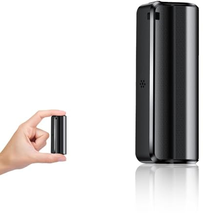 32GB Micro Registratore Vocale con Attivazione Vocale, Capacità di Registrazione di 388 Ore, Registratore Vocale Professionale Magnetico con Riduzione del Rumore per Lezioni, Meetings, Interviste