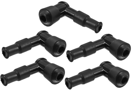 Toyvian 5 Pezzi Cappuccio Alta Pressione per Candela Generatori da Copertura per Accensione Microcoltivatori e Attrezzature Agricole e Resistente Alle Temperature
