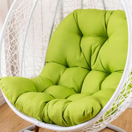 Genérico Cojín de Repuesto para Silla Colgante, Transpirable e Impermeable, para Columpio, Resistente a la Intemperie, para Uso en Interiores y Exteriores, Color Verde Fruta.