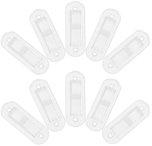 Gatuida 10stücke Schutzabdeckungen für Lichtschalter Transparente Wandschalterabdeckungen Kindersicherungsplatten für Kippschalter Elektrische Schalterabdeckplatten Dekorative