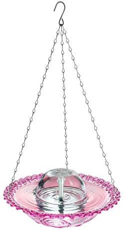 Fontana per Uccelli da Giardino - d'acqua decorativa, antiruggine e trasparente | Pompa per Fontana da Giardino - per Cortile Ingresso Terrazzo Balcone Prato