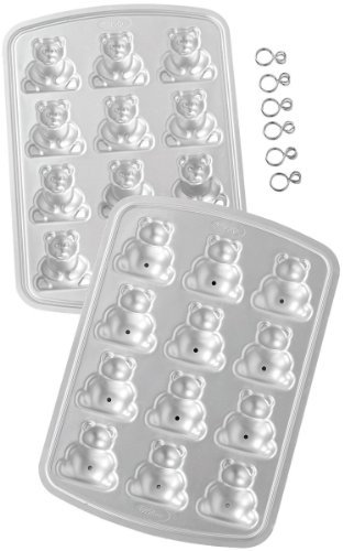 Wilton 3D-Mini-Backform, Bären-Motiv