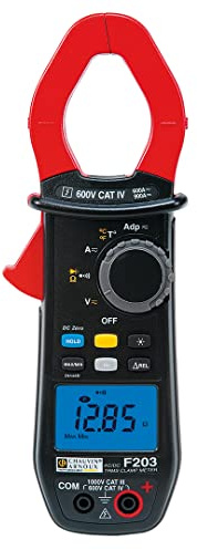 CHAUVIN ARNOUX Pince multimètre F203, 6000 points, TRMS, AC/DC, 0,15.600 A, 900 crête