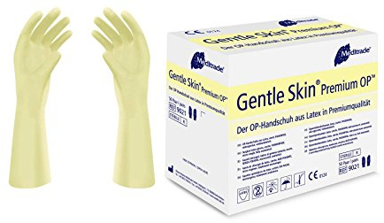 Gentle Skin® Premium OP™OP-Handschuh aus Latex, steril, puderfrei, Gr. 7,5 - B06XGKQZ2G | Packung (50 Stück)