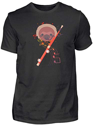 Perfekt für Faultier und Fagott Fans - Herren Shirt -S-Schwarz