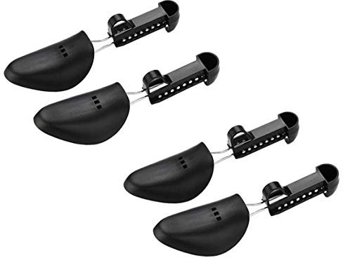 Upstore 2 paia di scarpe da donna in plastica lunghezza regolabile per scarpe stivali supporto per scarpe e stivali supporto pratico a forma di scarpe con molla di tensione