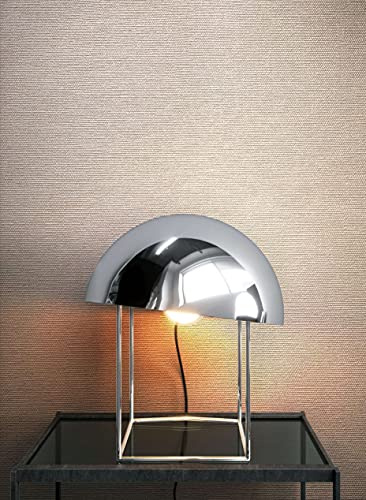 Newroom Vliestapete Beige Uni Textiloptik Tapete Schlafzimmer | Feine Gewebestruktur mit leichtem Glanz, warmes Beige, ansatzfrei, Wandtapete für Wohnzimmer und Flur