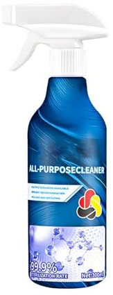 Mehrzweckreiniger für die Küche, 300ml Edelstahlreiniger Spray, Arbeitsplatten Reiniger für Küchen, Ceranfeldreiniger, Bad-Reiniger, Küchen-Allzweck-Reiniger, Universalreiniger für Küche Bad