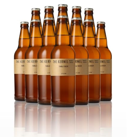 The Kernel Brewery Table Beer – UK Low Alcohol 500ml Bottles – 3.1% (12 Pack)