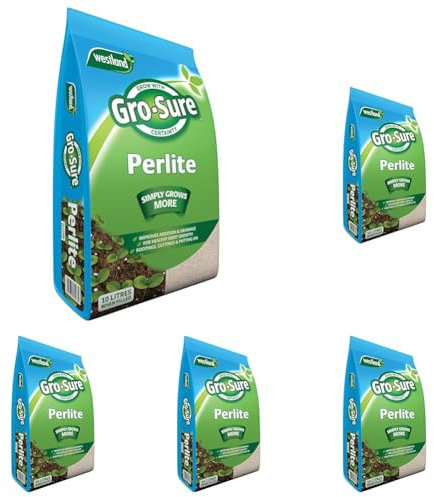 Gro-Sure Perlite, 10 L (Pack of 5)