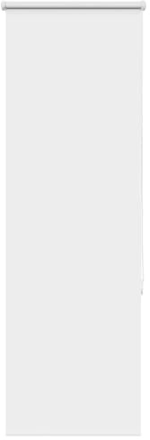 vidaXL Roller Blind Blackout White 40x130 cm Fabric Width 35.7 cm Polyester