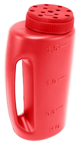 Eujgoov Hand Spread Handheld Fertilizer Handheld Fertilizer Spreader, Handheld Seed Spreader Spreader Sturdy Structure for Universal Use, Backyard - Wide Applications (Red)