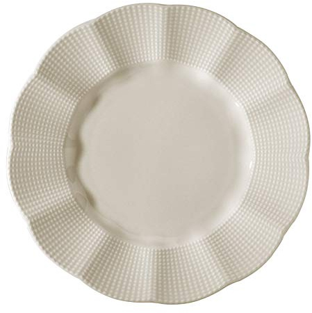 Elegante juego de cena de 24 piezas, 100% porcelana, color crema, incluye platos de servicio, cuencos y platos de postre, seguro para lavavajillas y microondas, perfecto para cualquier ocasión