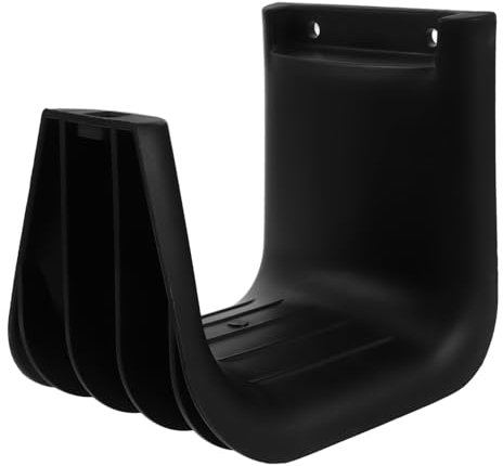 Didiseaon Soporte de Pared y Diseño Minimalista de Plástico Soporte Estable Negro para Manguera de Aspiradora para Almacenamiento Hogar y Garaje