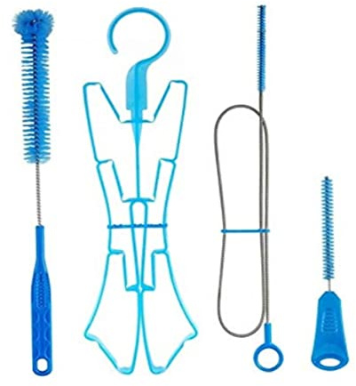 TANGPINGMAO Hydration Bladder Cleaning Kit Water Bladders Cleaner Set Flexible Long Brush for Hose Collapsible Frame hydration bladder cleaning kit