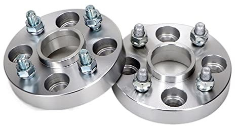 2 stück 15/20/25/30/35mm PCD 4x100 CB 56,6mm Rad Spacer Adapter 4 Lug Anzug Für FIAT OPEL Auto M12XP1.5(2PCS 15mm Silver)