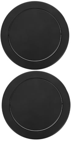 OUNONA 2pièces Couvercle De Poubelle De Comptoir Acier Inoxydable Couvercle Pivotant à Rabat Pour Cuisine Salle De Bain Bureau Usage Résidentiel Et Commercial