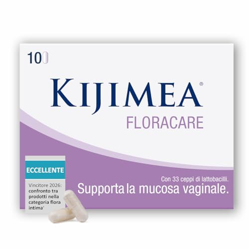 Kijimea FloraCare – Ispirato al microbiota vaginale naturale | 33 ceppi di lattobacilli selezionati in un dosaggio particolarmente elevato, oltre alle vitamine B2, B3, B7 e Zinco - 10 capsule