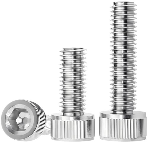 MIETONG 50 Stück Zylinderkopfschrauben M4 x 12mm - Zylinderschraube mit Innensechskant Edelstahl A2 V2A Schrauben Vollgewinde Inbusschrauben für Mechanische Möbelreparatur
