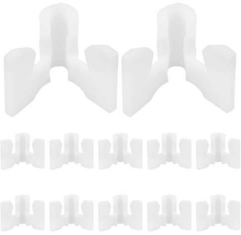 JOINPAYA 40pcs Modular Storage Cabinet Brackets with Shelf Pipe Support, Wardrobe and Shoe Rack Connector Fittings for Hanging Shoe Storage and Closet Organizer