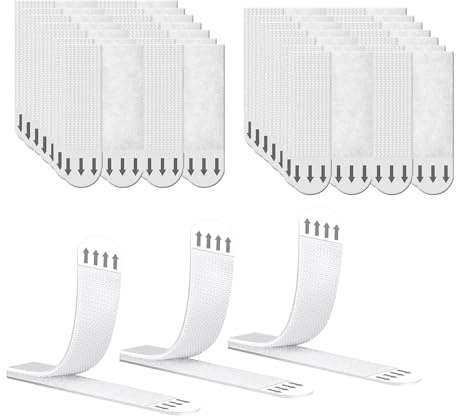 ANAMPION Picture Hanging Strips Heavy Duty 32 Pairs (16*46mm, Pairs, 32)