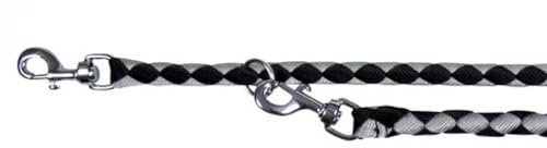 TRIXIE Hundeleine Cavo V-Leine L–XL, 2,00 m ø 18 mm in schwarz - verstellbare Leine für Outdooraktivitäten - für große bis sehr große Hunde - 143601