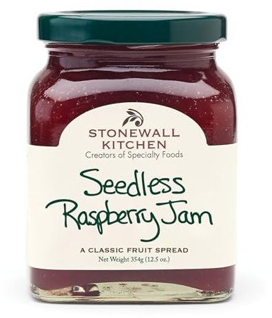 Stonewall Kitchen Seedless Raspberry Jam, 12.5 Ounces