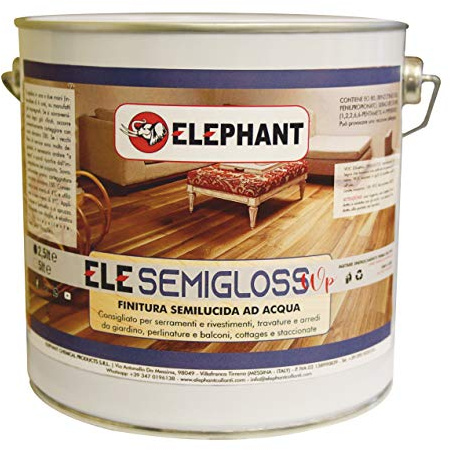 Klarlack für Holz wasserfest seidenglänzendes Ele Semigloss WP