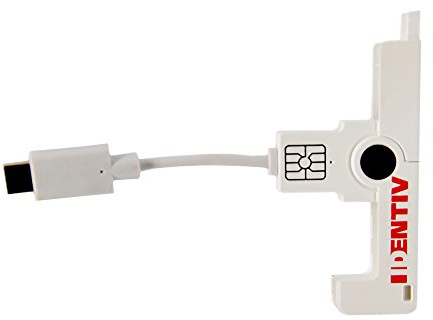 Identiv uTrust SmartFold SCR3500C Type C USB lector de tarjeta inteligente