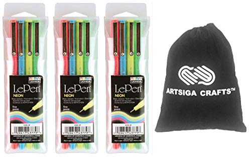 unbekannt Le Pen set 0,3 mm spetsar, neon