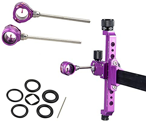 MILAEM Bogenschießen Visier für Recurvebogen Bogenvisier Jagdvisier 0.019 Optical Fiber Zielvisier für Recurve Bogen Jagdzubehör