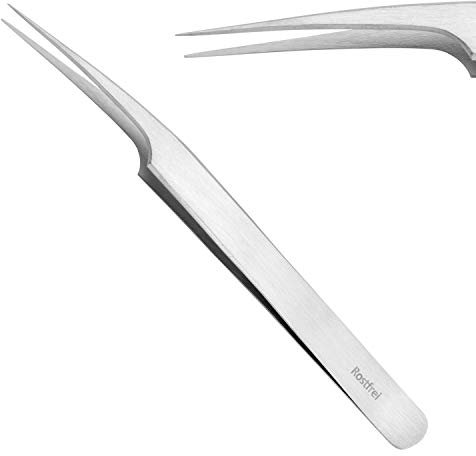 Schwertkrone Pince à tiques pointue - Pince à tiques - Pince d'horloger - Pince à éclater - 11,5 cm - Pince pointue pour le modélisme