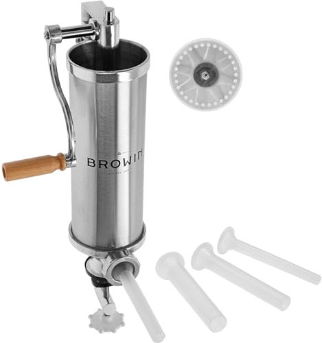 Browin 311007 Vertical Sausage Stuffer Machine 2,5 kg Stell Manual Sausage Filler