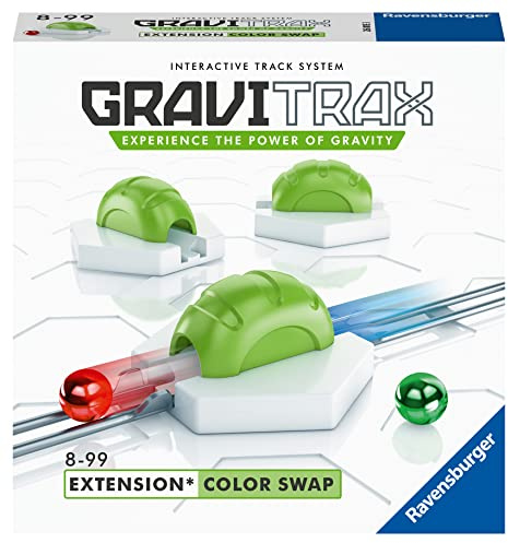 Ravensburger GraviTrax Erweiterung Color Swap - Ideales Zubehör für spektakuläre Kugelbahnen, Konstruktionsspielzeug für Kinder ab 8 Jahren