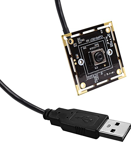 Svpro 16MP Autofokus USB Kamera für Computer,1/2.8 IMX298 Mini UVC USB2.0 4K Video Webcam mit 1m Kabel für Windows, Linux, Android und Mac OS