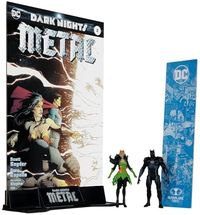 McFarlane Toys - Direct Page Punchers Actionfiguren 2er-Pack Batman of Earth-44 & Batman of Earth-11 (Dark Nights: Metal) 8 cm